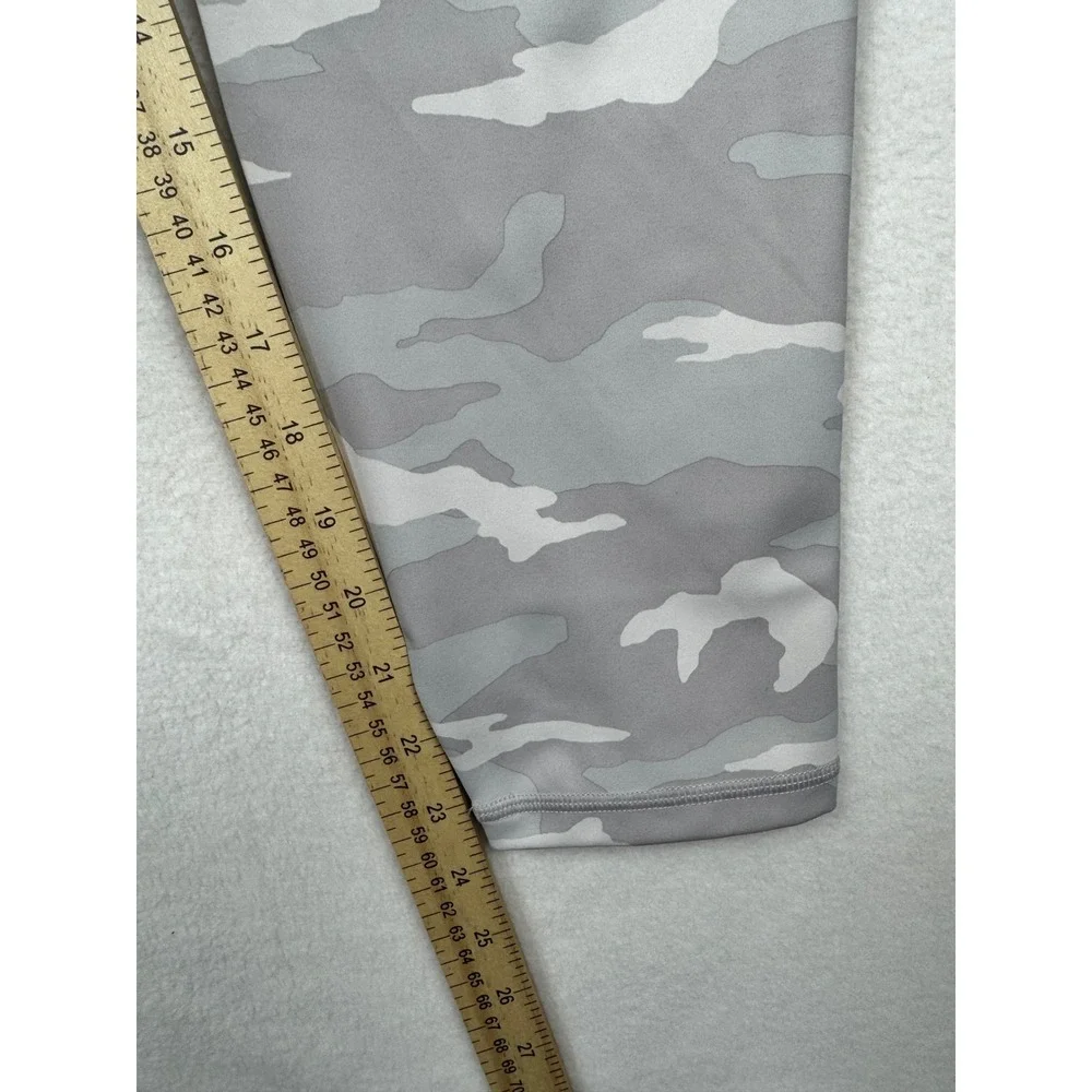 Athleta Elation 7/8 Tights 1X Gray Camo High Rise Leggings NWT 25
